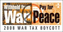 War Tax Boycott logo