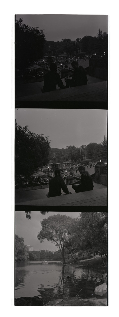 Couple at Bethesda Fountain (From Swarthmore College Peace Collection)