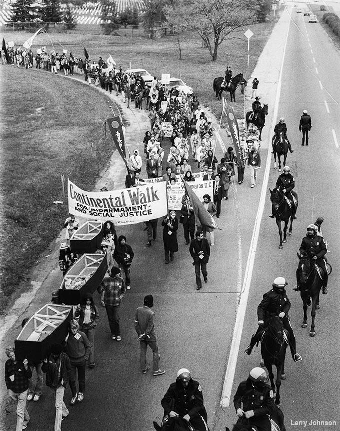 Continental Walk to Pentagon 10-18-1976 - by Larry Johnson