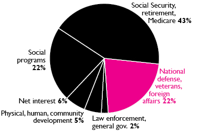 Where Our Taxes Go Pie Chart