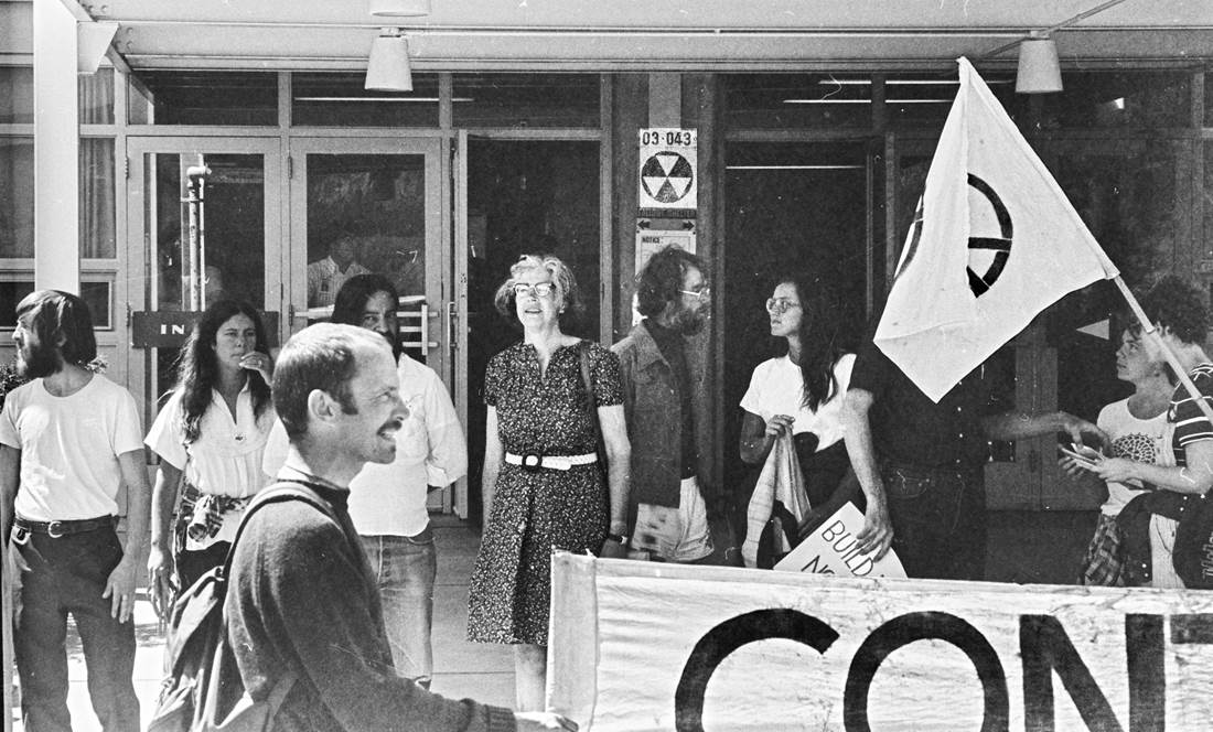 Picture of Dorie from the Continental Walk in Los Alamos (1976) (Photo by Ed Hedemann)