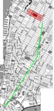 RNC 2004 Actions - Map of Route