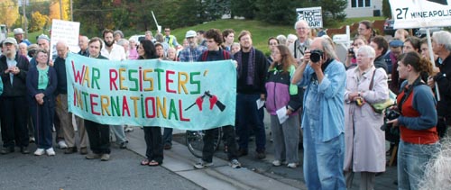 The War Resisters' International contingent