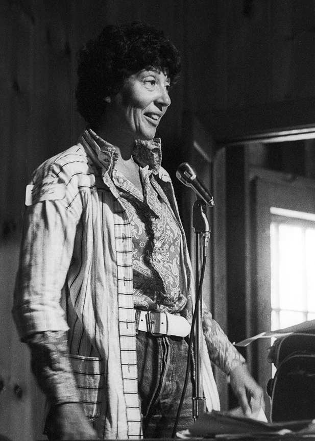 Irma Zigas at 1974 Cinference (Photo by Grace Hedemann)