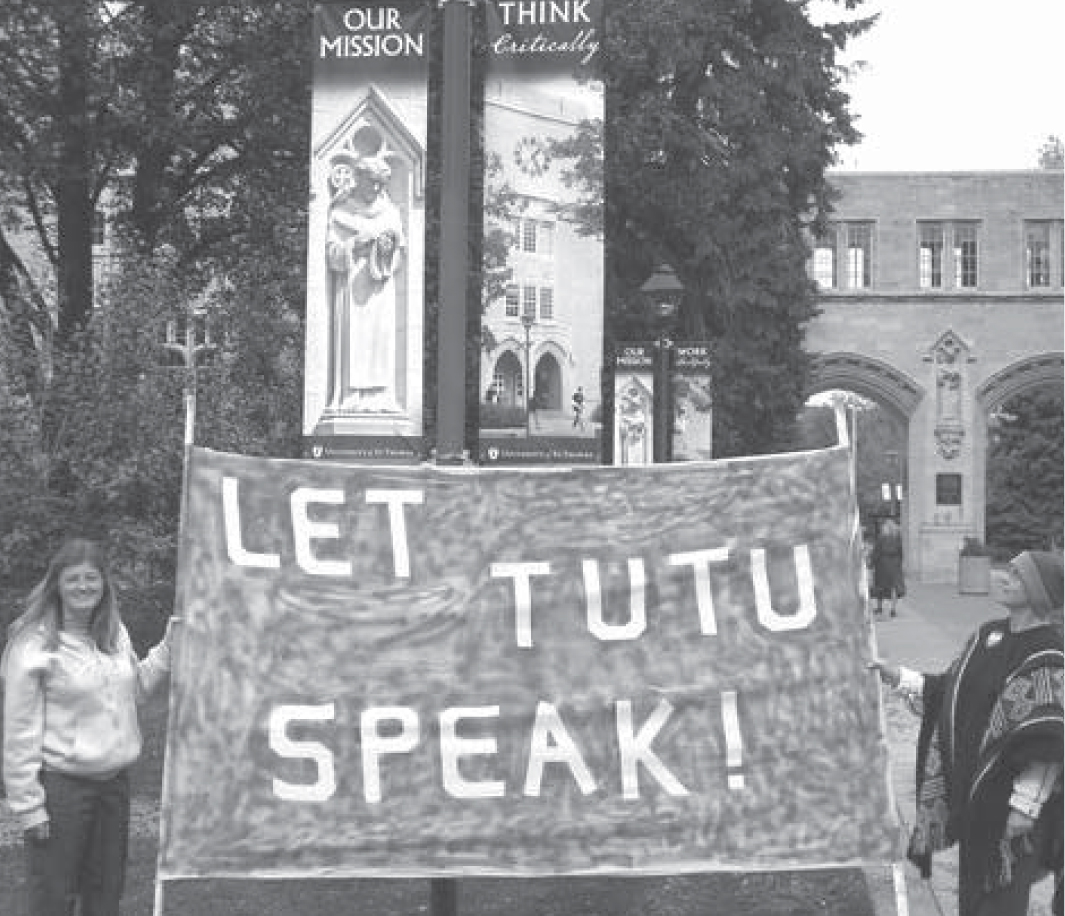 Banner: Let Tutu Speak