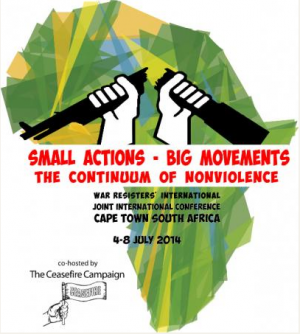 WRI Poster: Small Actions - Big Movements, the Continuum of Nonviolence