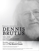 Dennis Brutus Memorial Poster