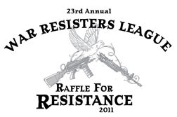WRL 23rd Annual Raffle for Resistance 2011 log