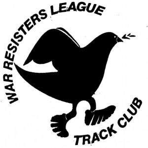 War Resisters League Track Club logo