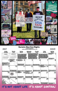 Syracuse Cultural Workers 2023 Peace Calendar - July