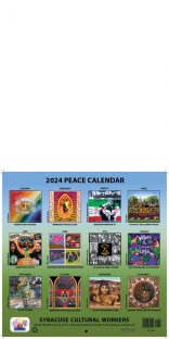 Syracuse Cultural Workers 2024 Peace Calendar - back cover