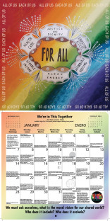 Syracuse Cultural Workers 2024 Peace Calendar - January
