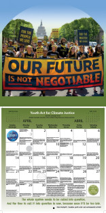Syracuse Cultural Workers 2024 Peace Calendar - April