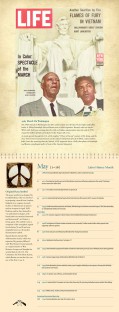 WRL Perpetual Calendar page - A Philip Randolph & Bayard Rustin