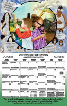 Syracuse Cultural Workers 2023 Peace Calendar - October