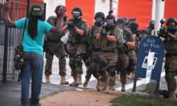 Police in Ferguson, Missouri