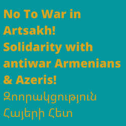 No to War in Artsakh!