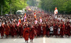 Monks in Burma