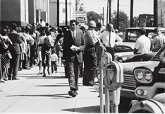 Howard Zinn in Selma, AL