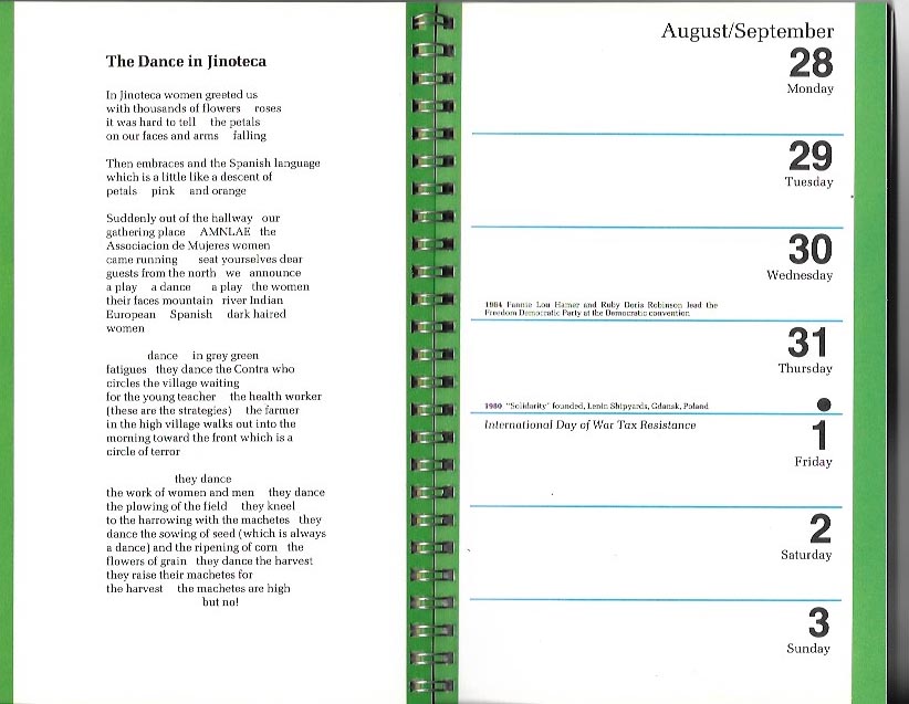 1989 Peace Calendar: 365 reasons not to have another war - Image 2