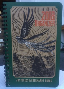 2018 Justseeds/Eberhardt Press Organizer Datebook