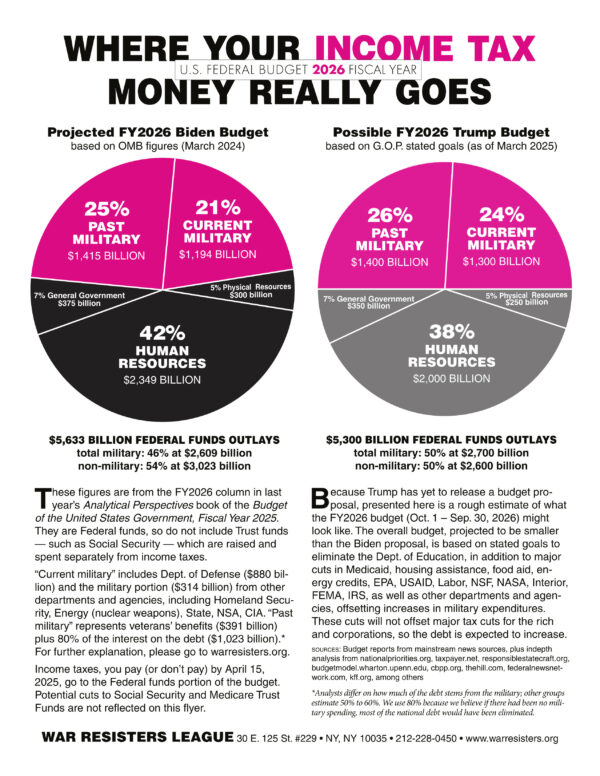 Where Your Income Tax Money Really Goes FY 2026 (published March 2025)